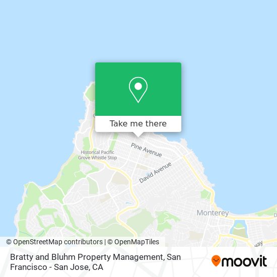 Bratty and Bluhm Property Management map