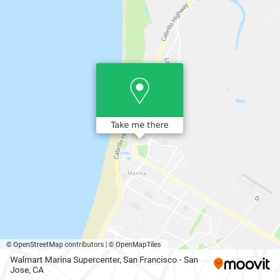 Walmart Marina Supercenter map