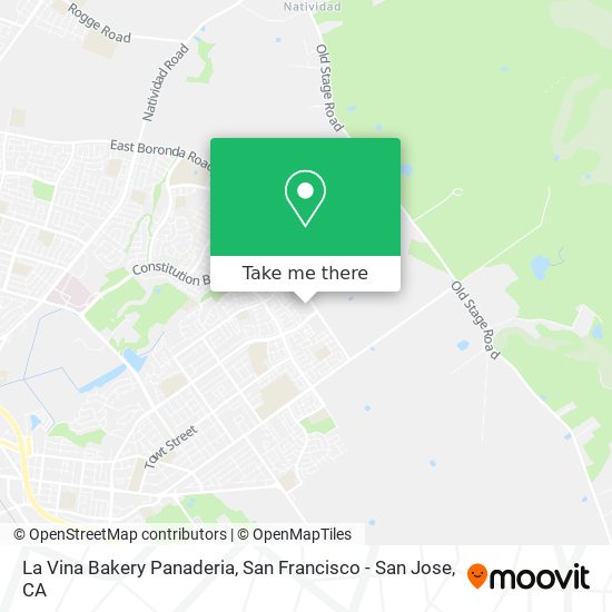 Mapa de La Vina Bakery Panaderia