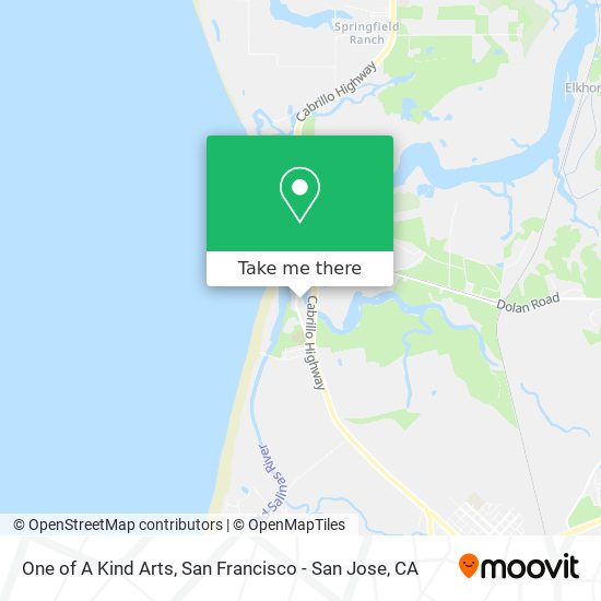 Mapa de One of A Kind Arts