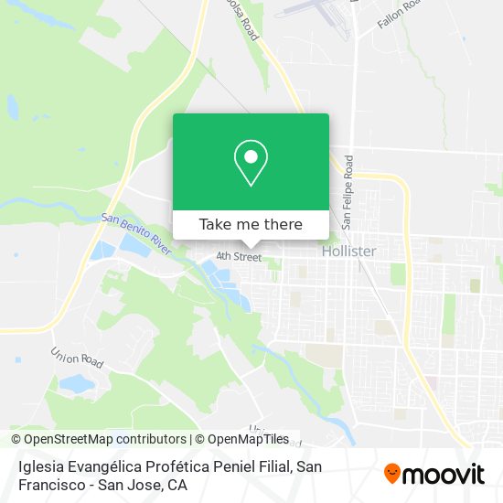 Mapa de Iglesia Evangélica Profética Peniel Filial