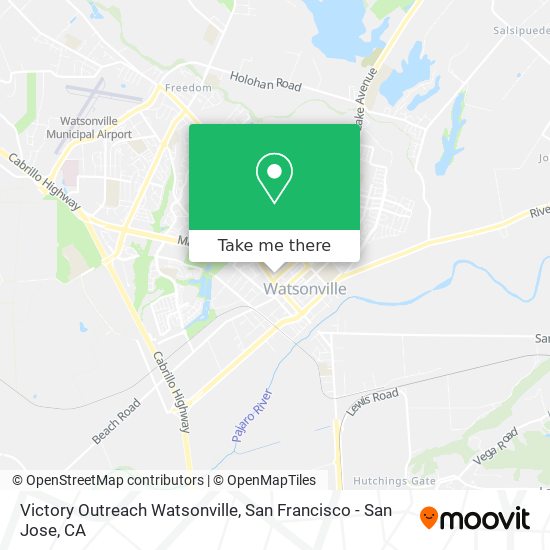 Mapa de Victory Outreach Watsonville