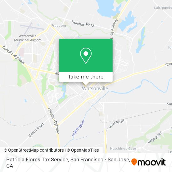 Patricia Flores Tax Service map