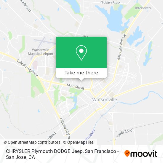 CHRYSLER Plymouth DODGE Jeep map