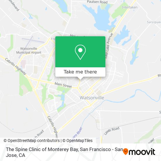Mapa de The Spine Clinic of Monterey Bay