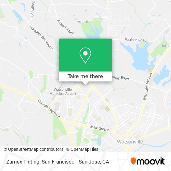 Zamex Tinting map