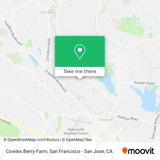 Cowles Berry Farm map
