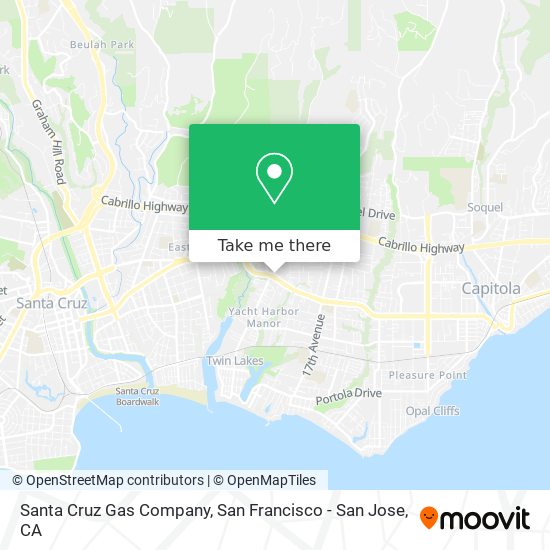Santa Cruz Gas Company map