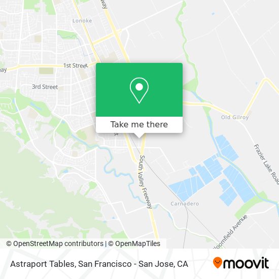 Mapa de Astraport Tables