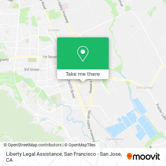 Mapa de Liberty Legal Assistance