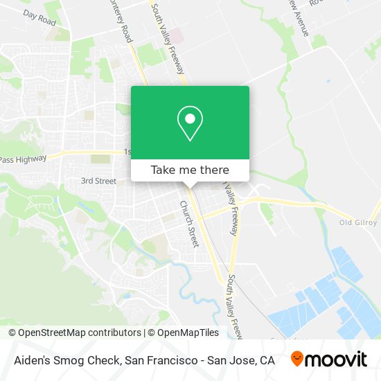 Aiden's Smog Check map