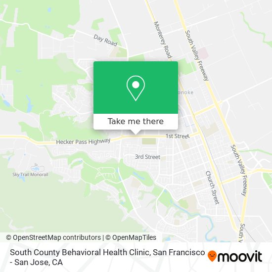 South County Behavioral Health Clinic map