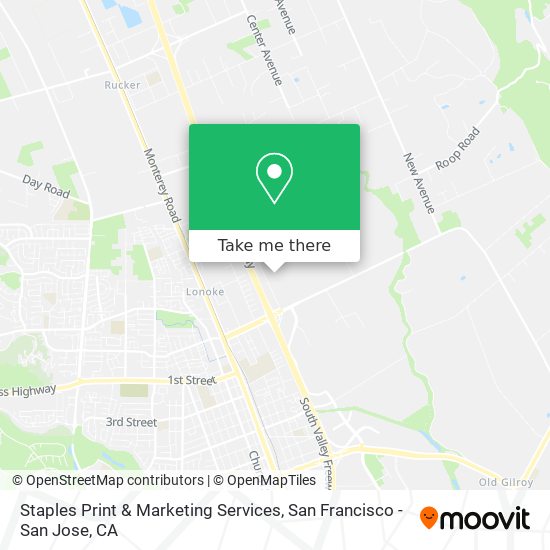 Staples Print & Marketing Services map