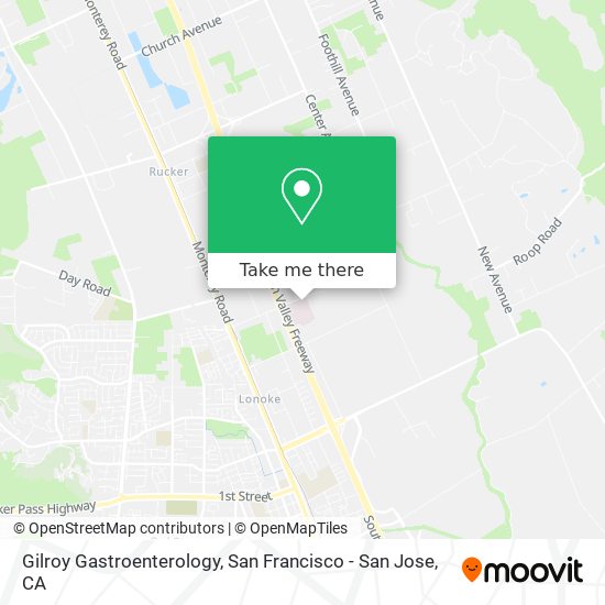 Gilroy Gastroenterology map