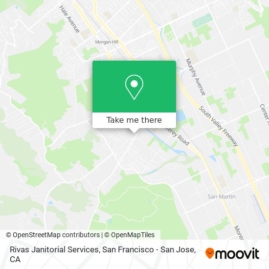 Rivas Janitorial Services map