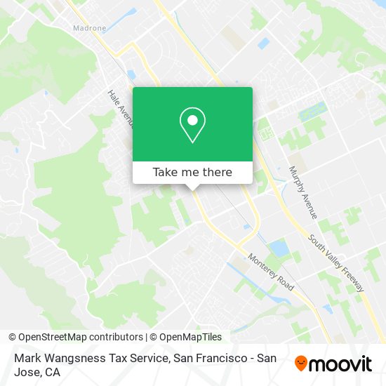 Mark Wangsness Tax Service map