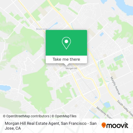 Mapa de Morgan Hill Real Estate Agent