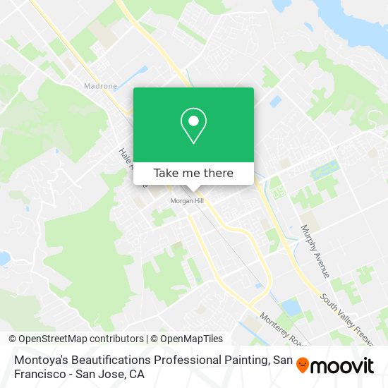 Montoya's Beautifications Professional Painting map