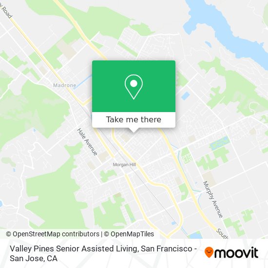 Valley Pines Senior Assisted Living map