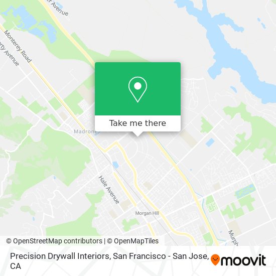 Precision Drywall Interiors map