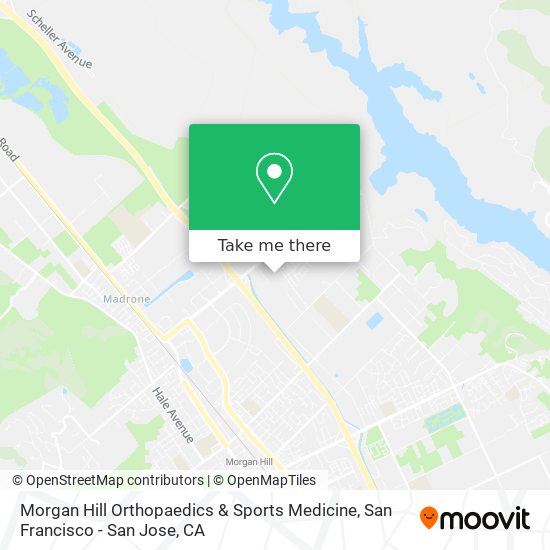 Morgan Hill Orthopaedics & Sports Medicine map