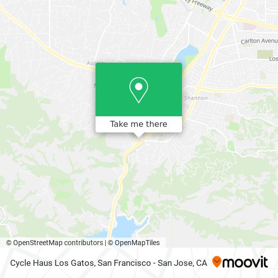 Cycle Haus Los Gatos map