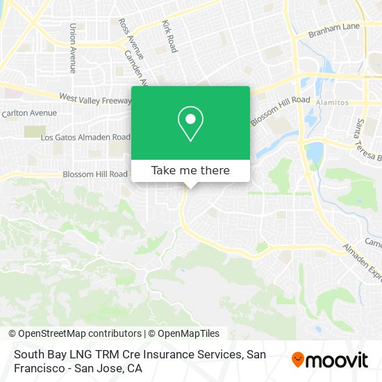 Mapa de South Bay LNG TRM Cre Insurance Services