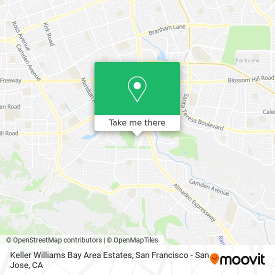 Keller Williams Bay Area Estates map