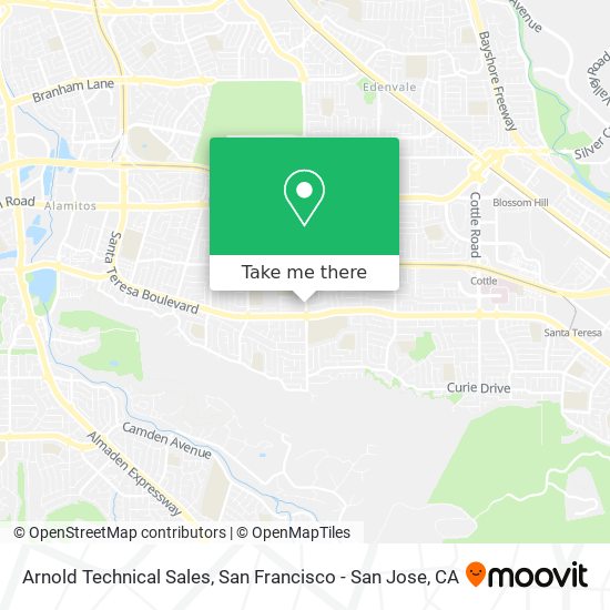 Mapa de Arnold Technical Sales