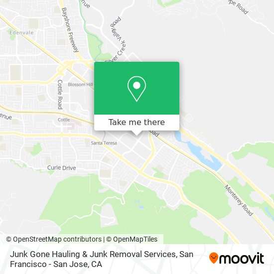 Mapa de Junk Gone Hauling & Junk Removal Services