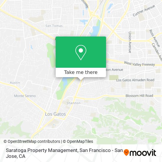 Mapa de Saratoga Property Management