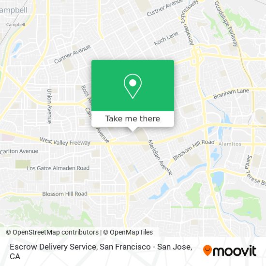 Mapa de Escrow Delivery Service