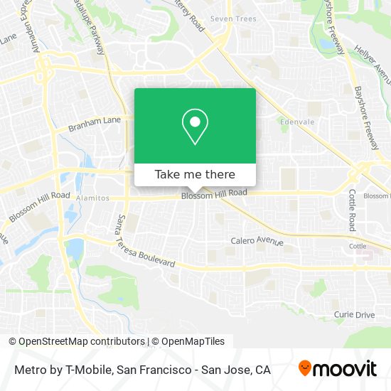 Metro by T-Mobile map