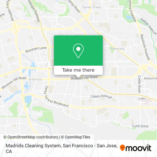 Mapa de Madrids Cleaning System