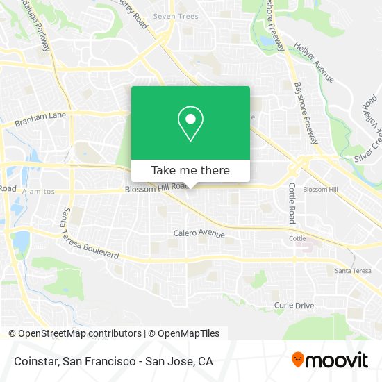 Coinstar map