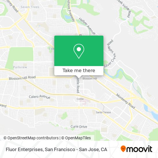 Fluor Enterprises map