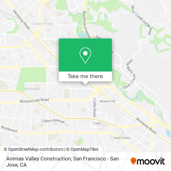 Mapa de Animas Valley Construction