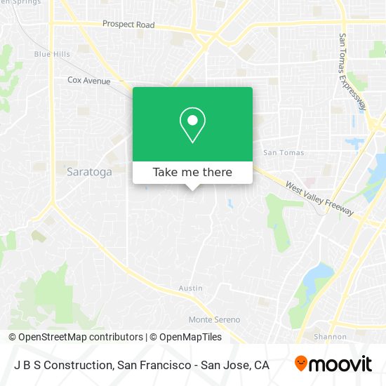 J B S Construction map