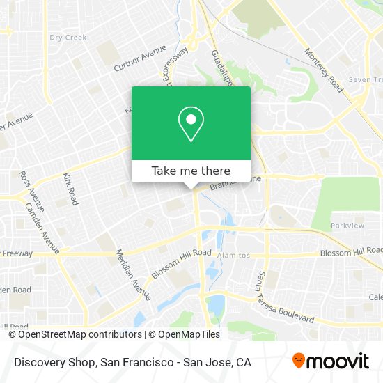 Discovery Shop map