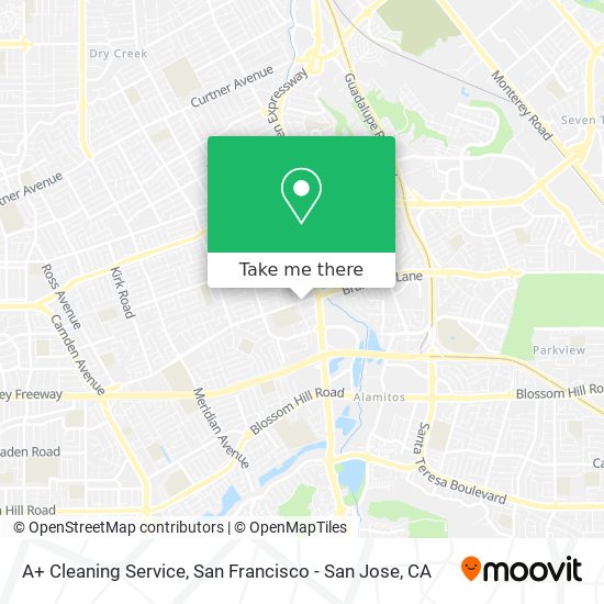 Mapa de A+ Cleaning Service