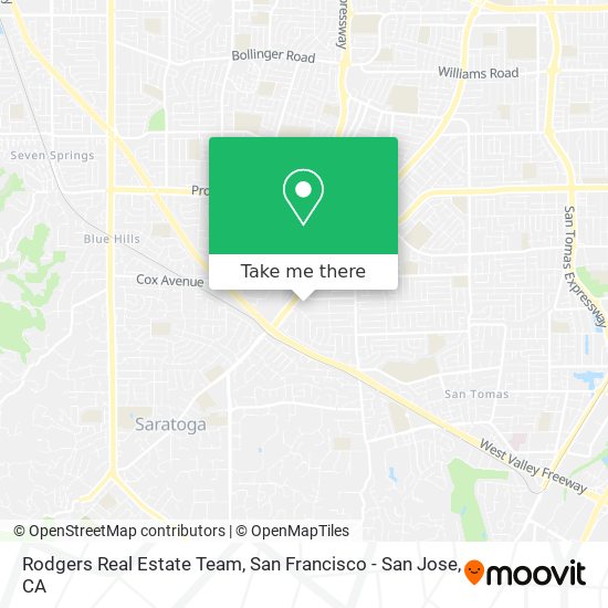 Rodgers Real Estate Team map