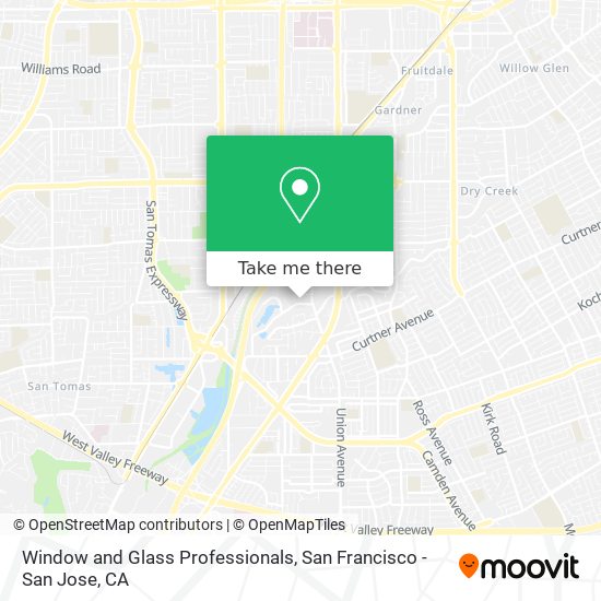 Window and Glass Professionals map