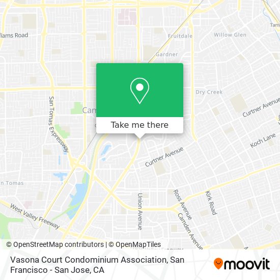 Mapa de Vasona Court Condominium Association