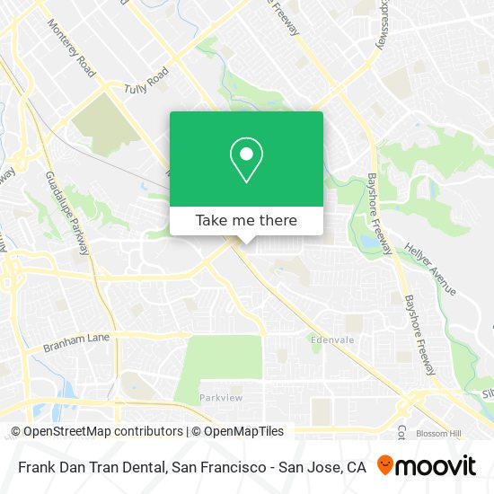 Mapa de Frank Dan Tran Dental