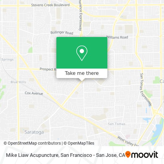 Mike Liaw Acupuncture map