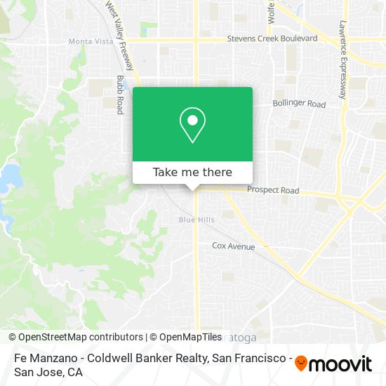 Fe Manzano - Coldwell Banker Realty map