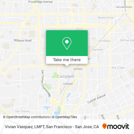 Mapa de Vivian Vasquez, LMFT