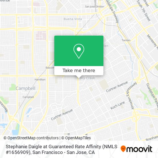 Mapa de Stephanie Daigle at Guaranteed Rate Affinity (NMLS #1656909)