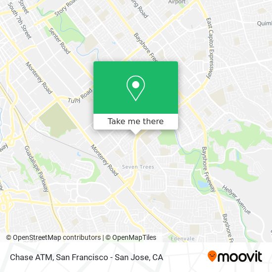 Chase ATM map