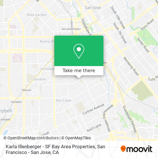 Karla Illenberger - SF Bay Area Properties map